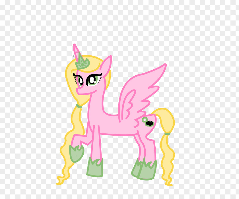 Set Of Little Princess Cat Pony Horse Clip Art Illustration PNG