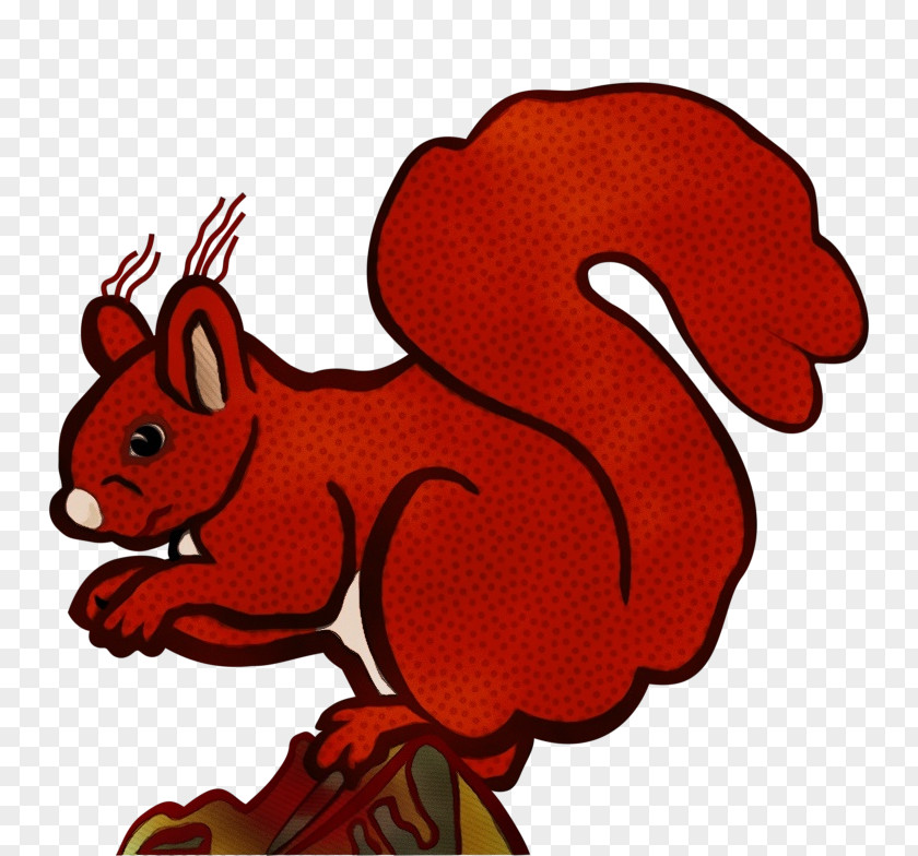 Squirrels Rodents Cartoon Character Tail PNG