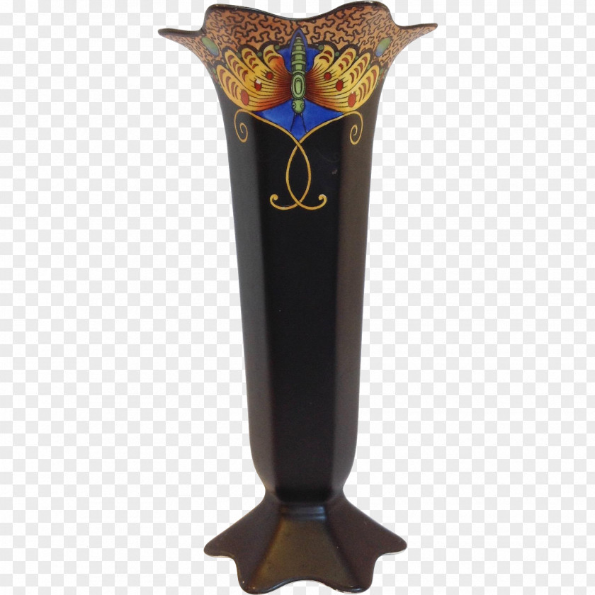 Art Deco Cobalt Blue Vase PNG