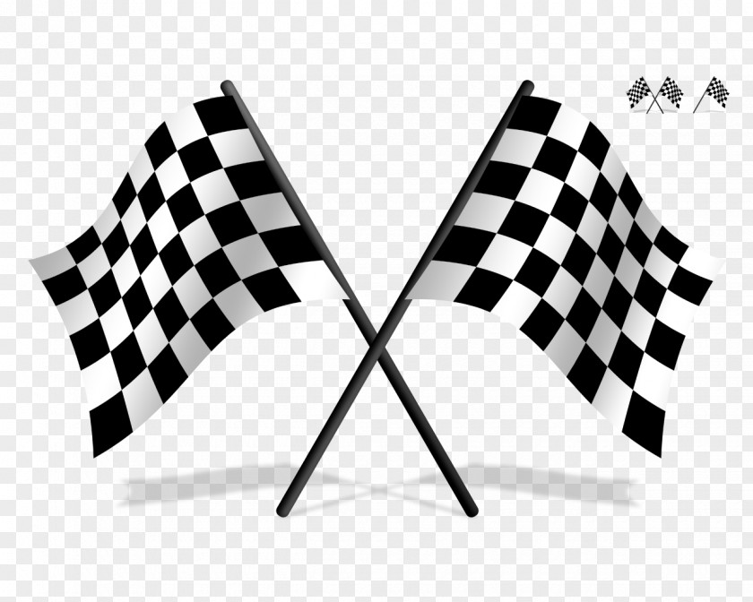 Black Checkered Flag Formula One Race Track Racing Flags Auto Dirt PNG