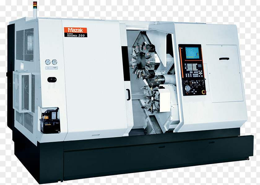 Cnc Machine Yamazaki Mazak Corporation Turning Lathe Machining Spindle PNG