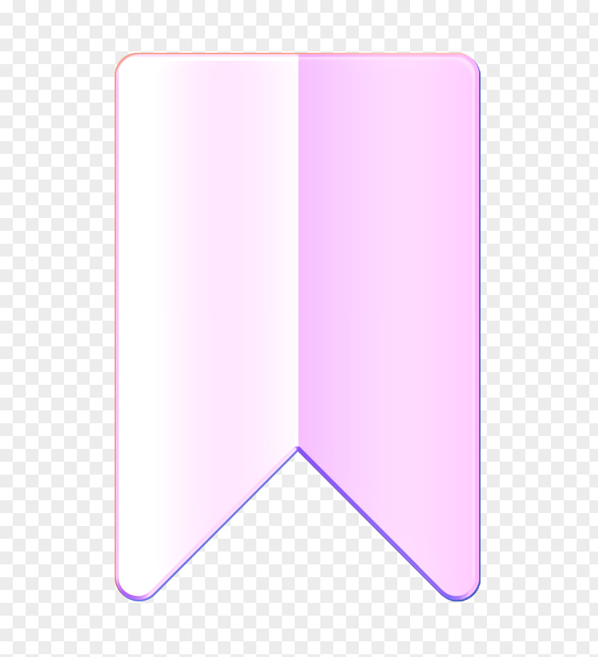 Material Property Rectangle App Icon Bookmark Interface PNG