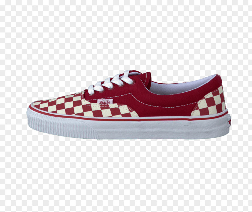 RED CHECKERED VANS Skate Shoe Sneakers Vans Red PNG