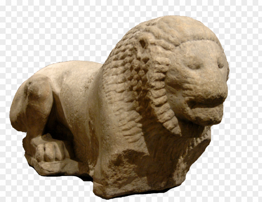 Ancient Greek Art Stone Carving Sculpture Snout Figurine PNG