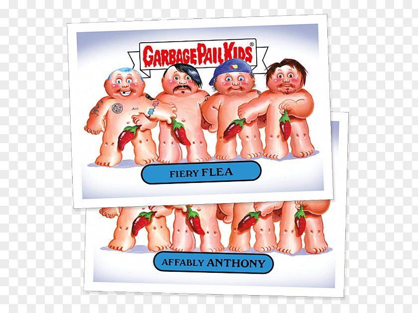 Axl Rose Garbage Pail Kids Advertising Finger PNG