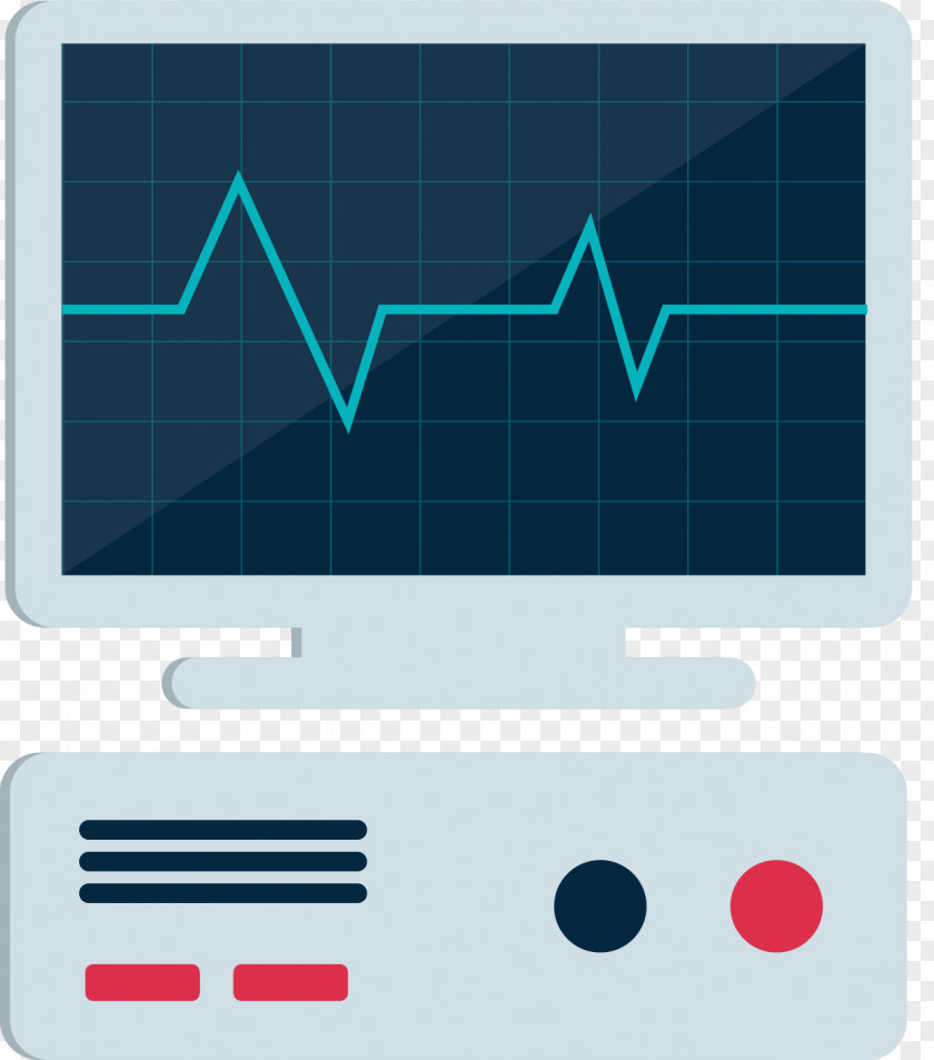 ECG Monitor Icon Electrocardiography Heart PNG