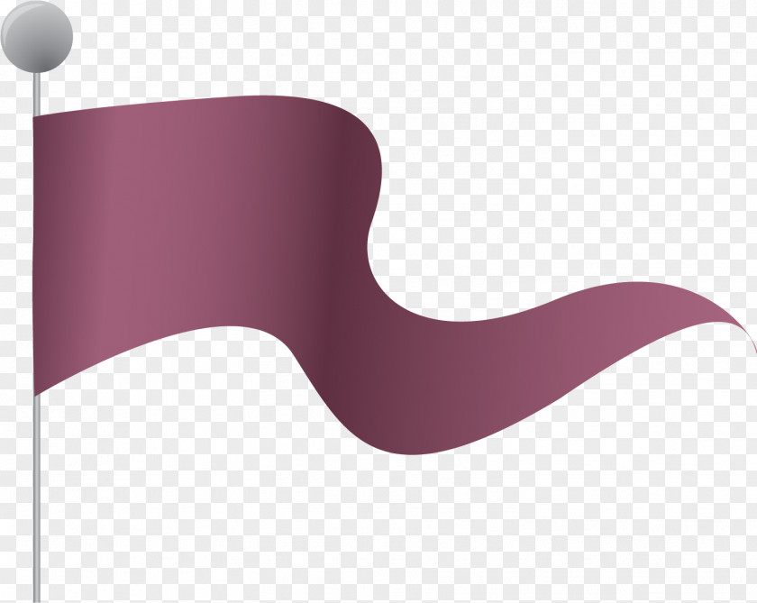 Hand Painted Purple Flag Drawing Designer PNG
