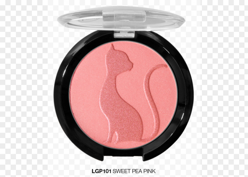 Love Cat Face Powder Rouge Cosmetics Beauty PNG