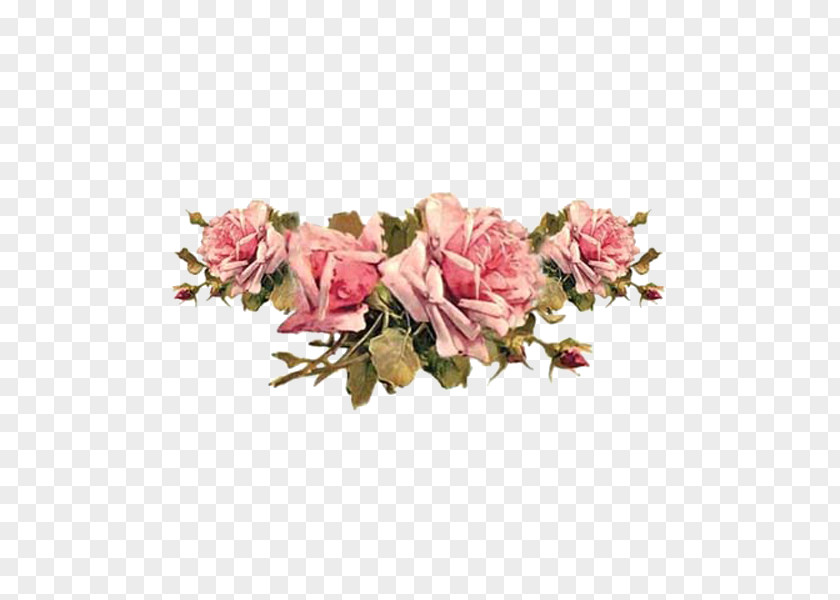 Rose Floral Design Paper Flower Color PNG