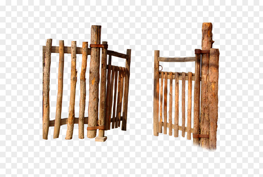 Wood Fence Gate Wall PNG