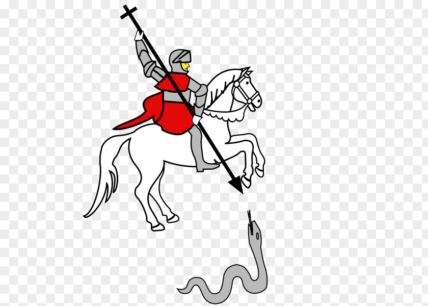 Chevalier Line Art White Finger Clip PNG