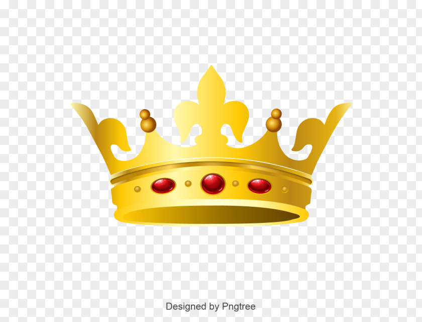 Crown Euclidean Vector Graphics Gold PNG