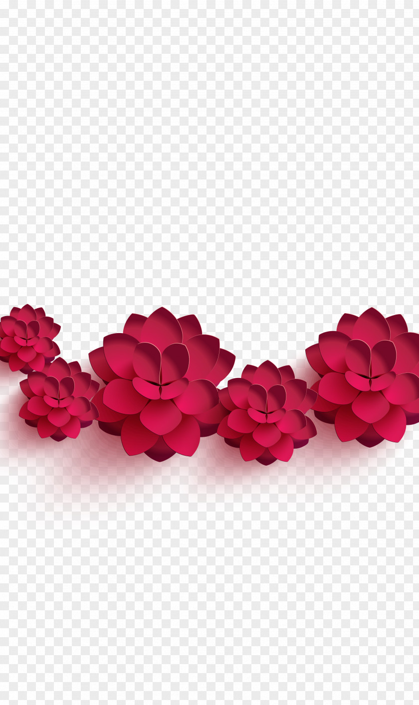 Flowers Chinese New Year Flower Poster PNG