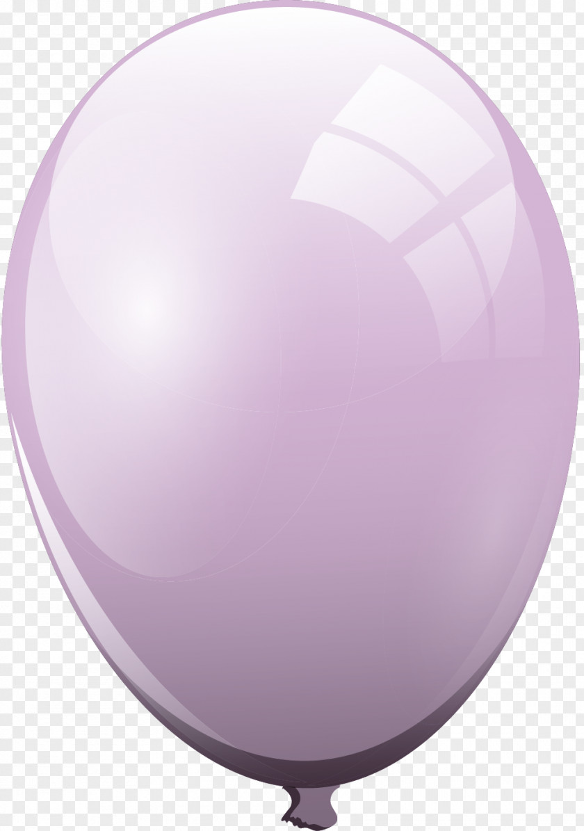 Hand Painted Purple Balloon Sphere PNG