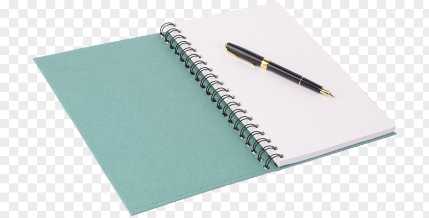 Notebook Fountain Pen Paper Quill PNG