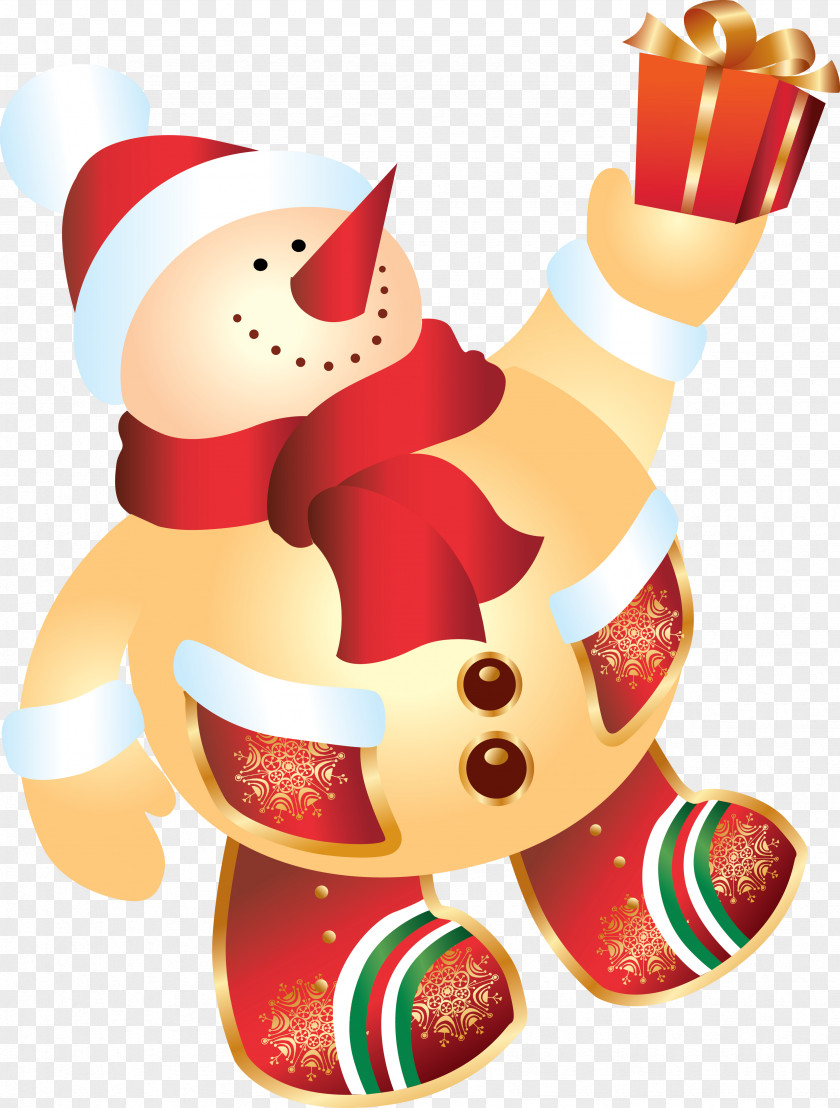 Snowman Creative Christmas Ornament Santa Claus Food Clip Art PNG