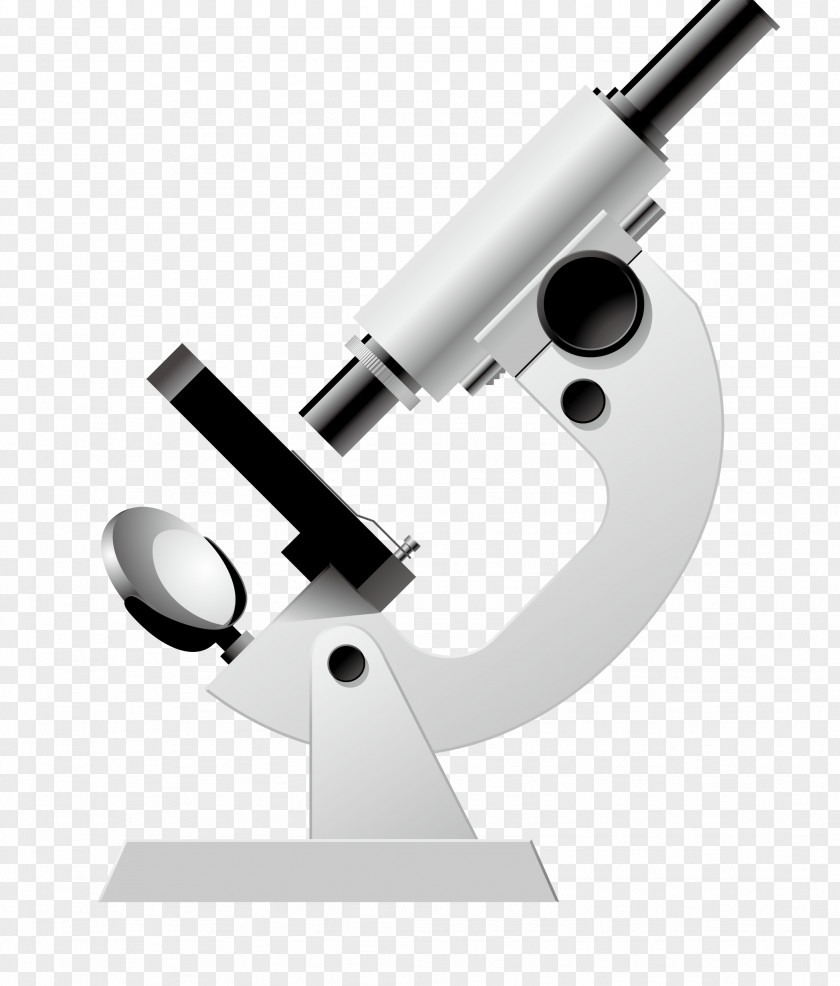 Vector Microscope Medical Equipment Medicine Health Care Device Clip Art PNG