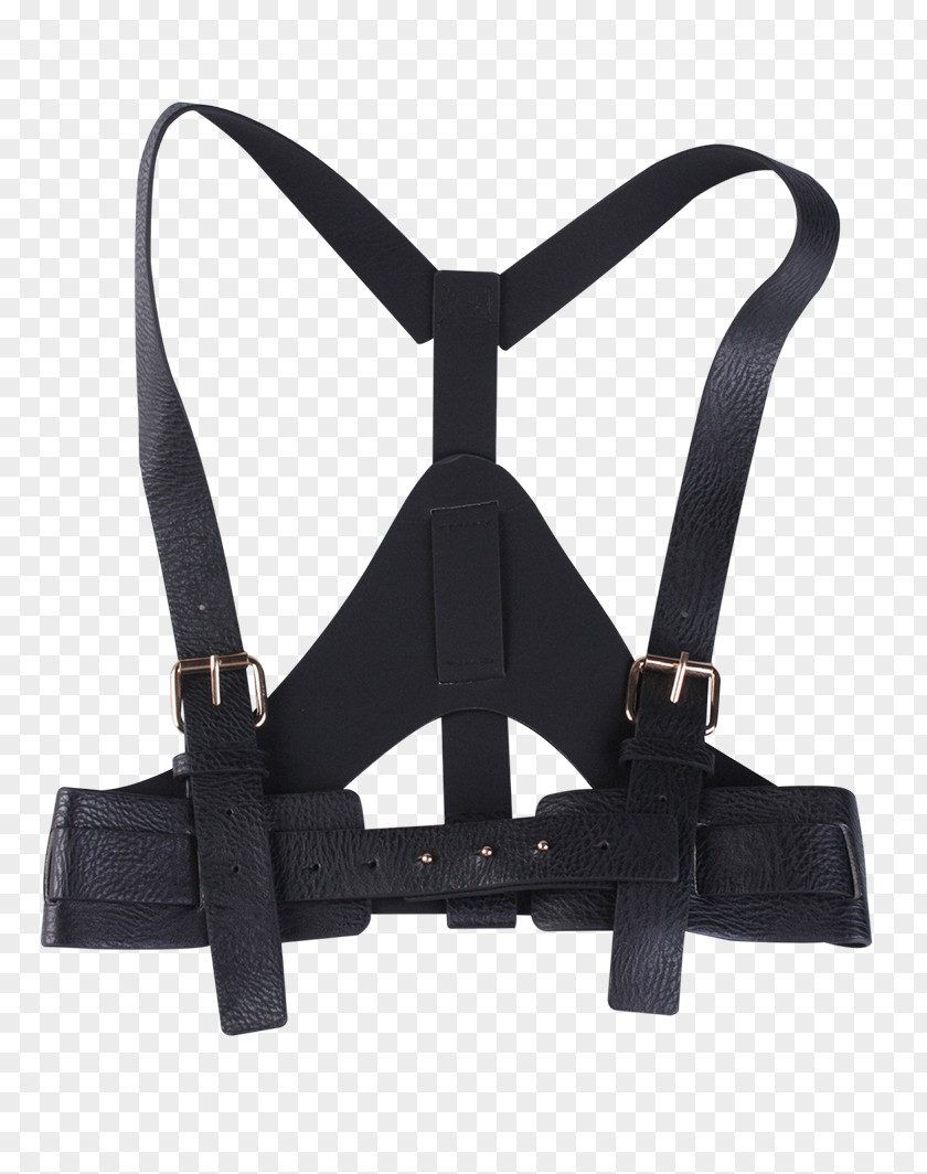 Artificial Leather Braces Belt Bicast PNG