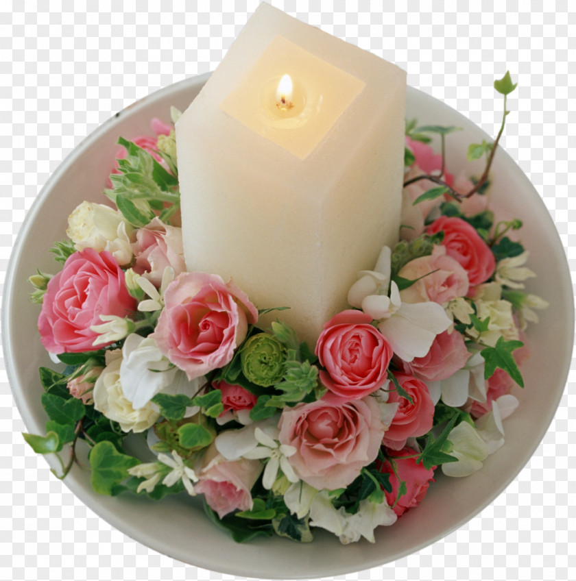 Candles Flower Candle Wedding PNG