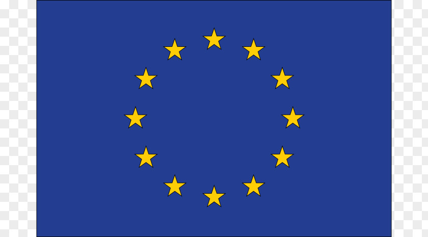 Europe Symmetry Yellow Flag Pattern PNG