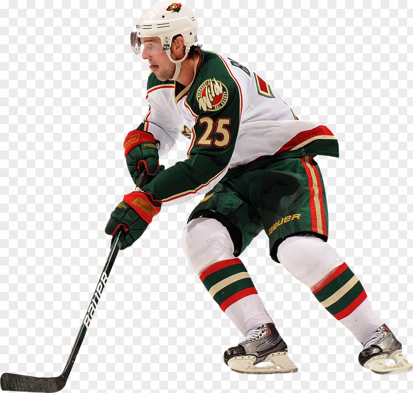 Minnesota Wild College Ice Hockey Protective Gear In Sports PNG