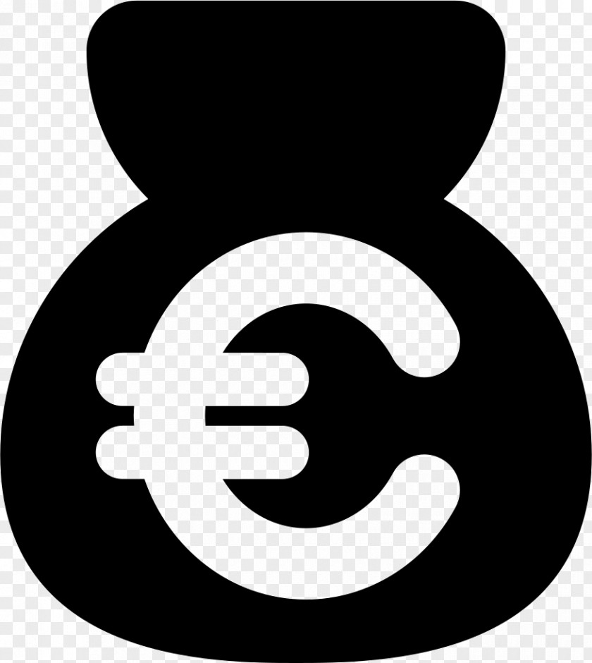 Money Bag Euro Sign Currency Symbol PNG
