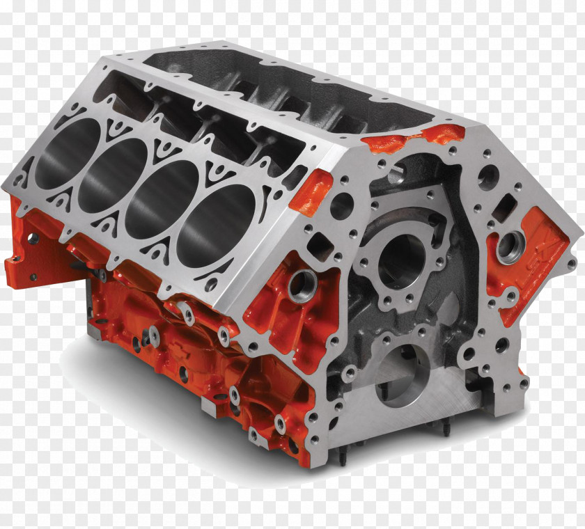 Engine General Motors Chevrolet Performance Cylinder Block PNG