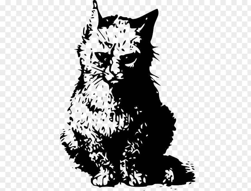 Kitten Illustration Persian Cat Clip Art PNG