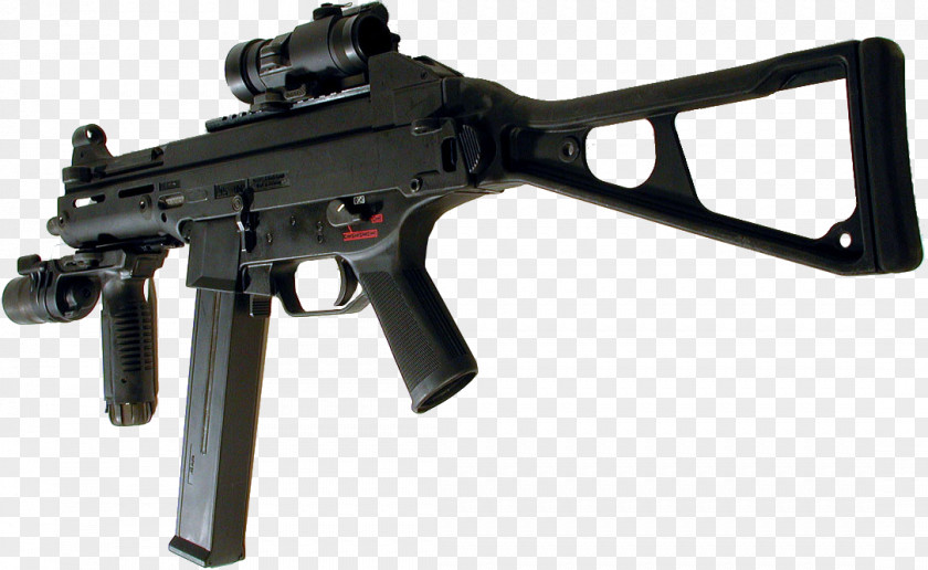 Machine Gun Heckler & Koch UMP Weapon Firearm .45 ACP Submachine PNG