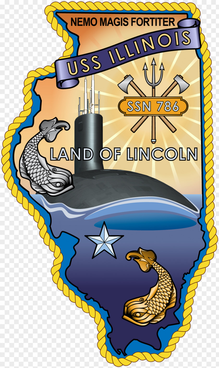 Military USS Illinois (SSN-786) United States Navy Virginia-class Submarine PNG