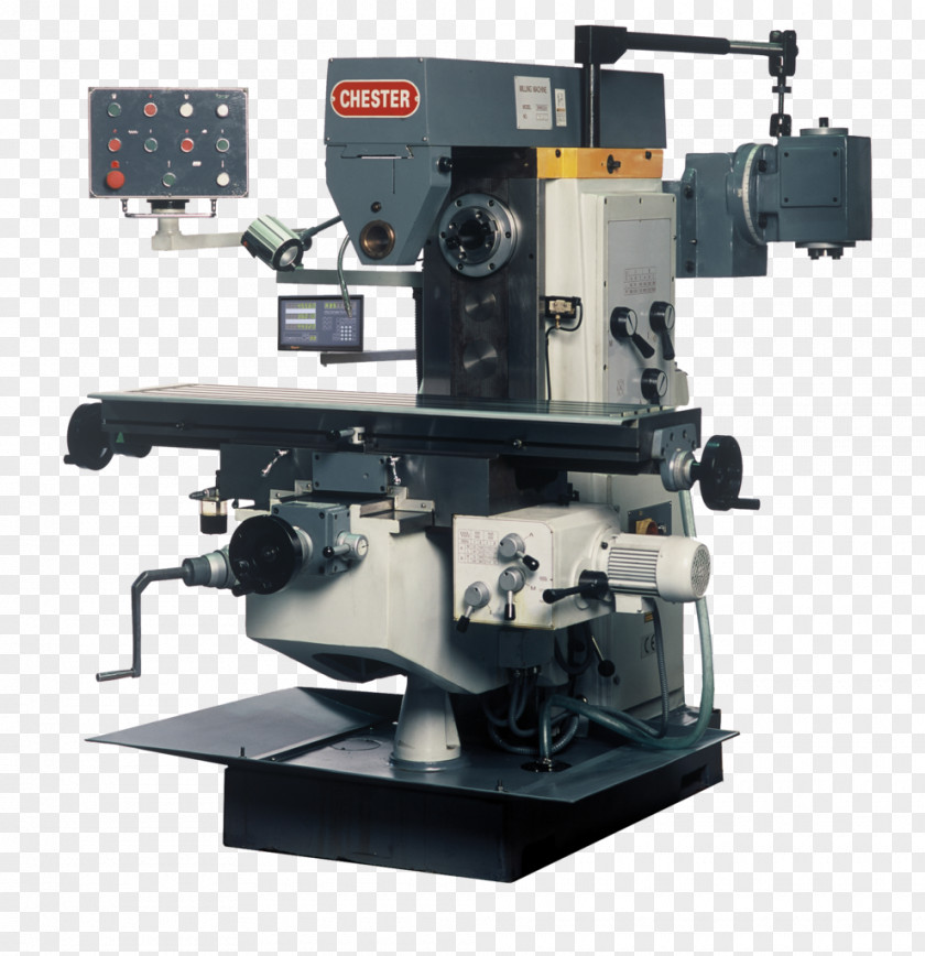 Mill Metal Chips Milling Machine Tool Shop PNG