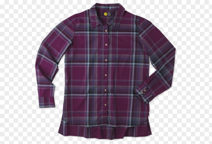 Plaid Shirts For Women Sleeve Tartan Shirt Button Outerwear PNG