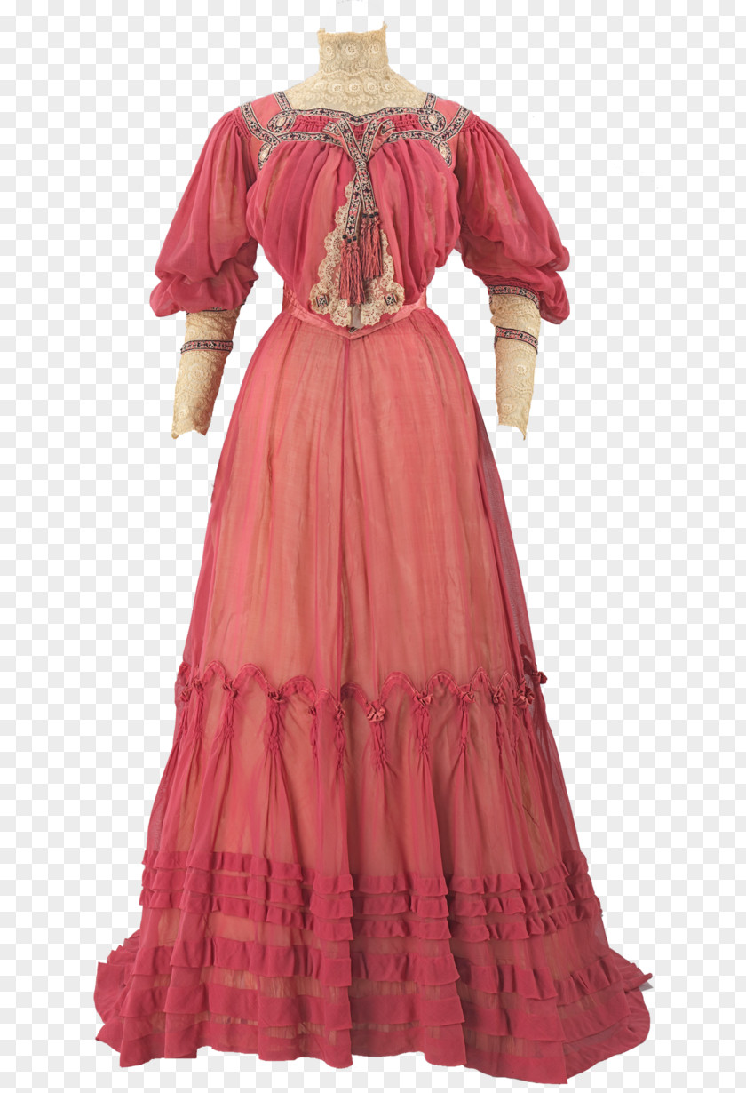 Red Dress Clothing France Fashion Gown PNG