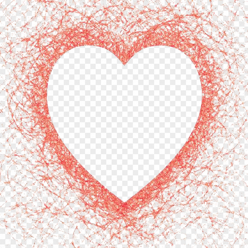Chaos Lines Heart Download PNG