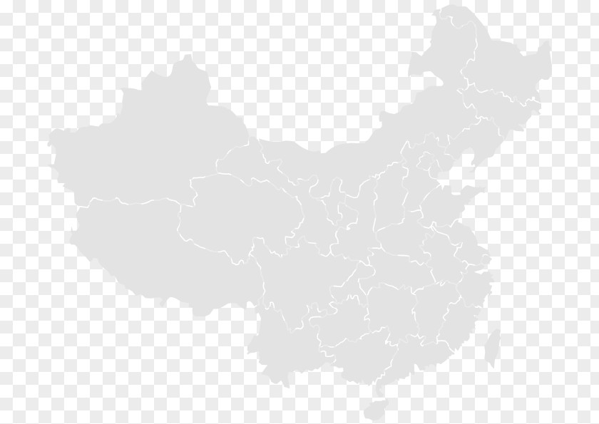 China Blank Map Information PNG