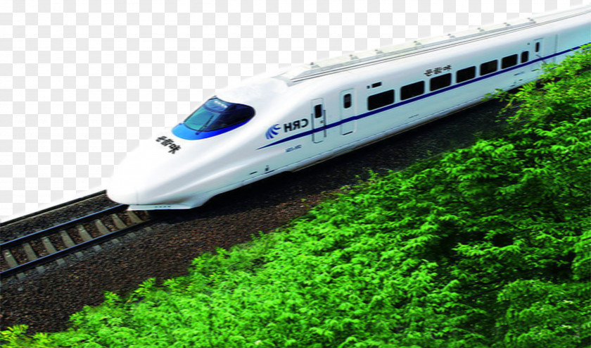 High Iron Rail Transport Train Maglev High-speed PNG