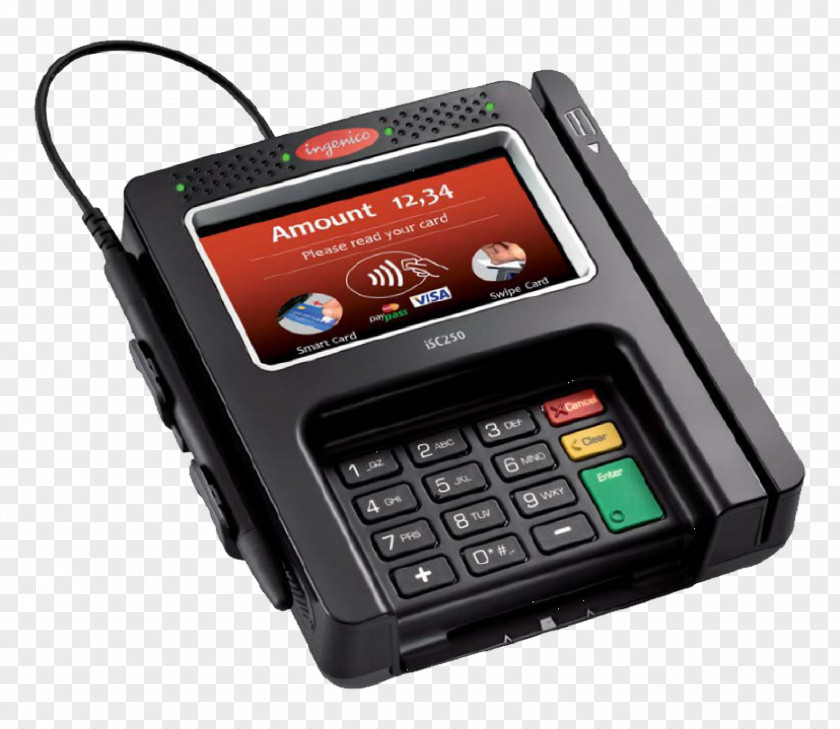 Atm Payment Terminal EMV PIN Pad Point Of Sale Ingenico PNG