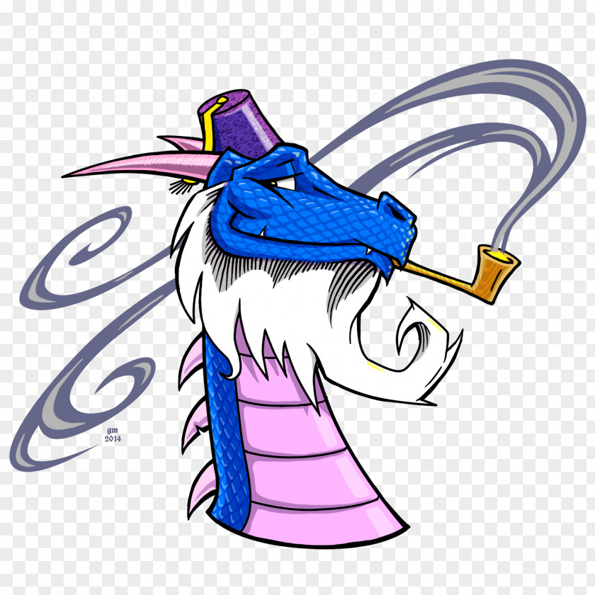 Bearded Dragon Purple Fez Blue Cartoon PNG