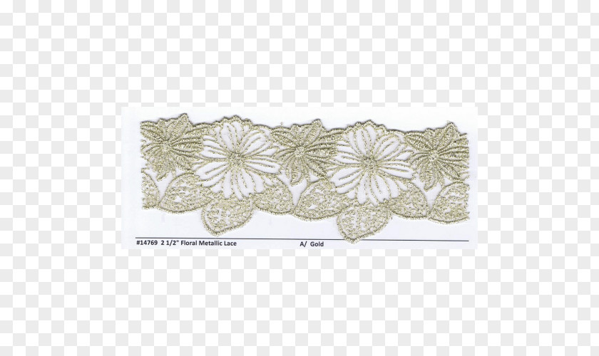 Flowers And Lace Rectangle PNG