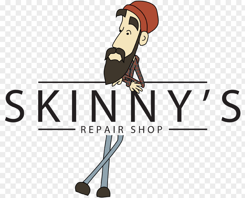 Mechanic Shop Skinny's Repair Logo Phone Brand PNG