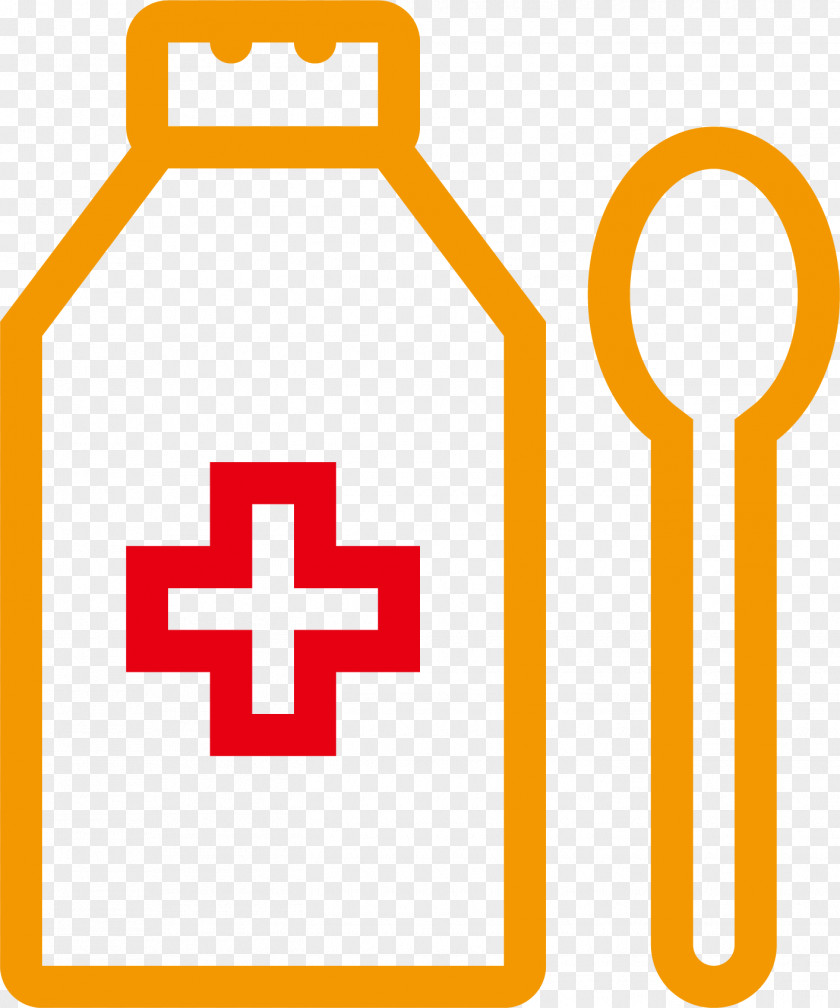 Bottle Spoon Therapy Medicine Physician Icon PNG