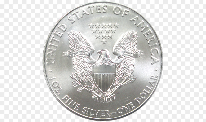 Coin Silver American Eagle PNG