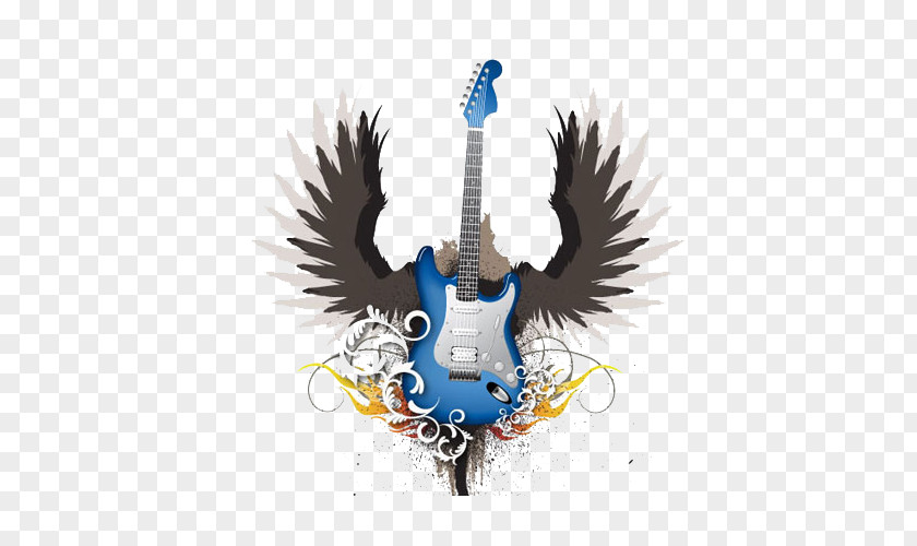 Guitar Logo RAJ NOBLES DEGREE COLLEGE Art PNG