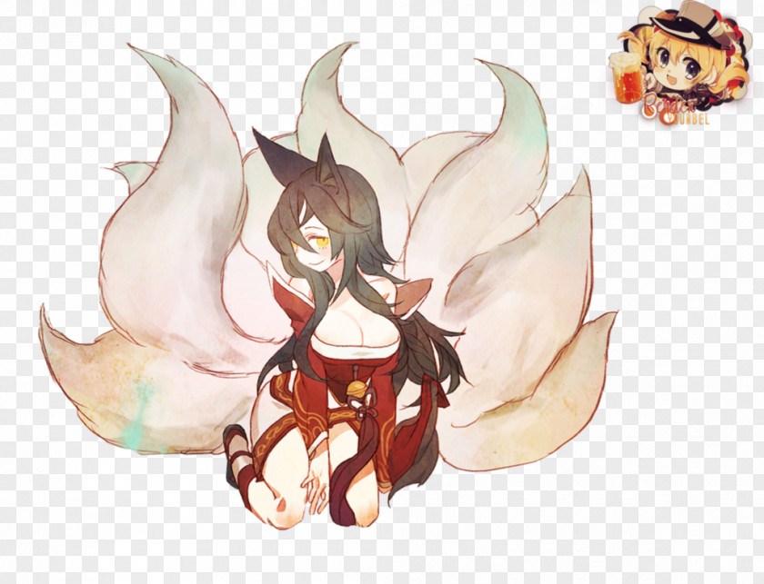 League Of Legends Ahri Nine-tailed Fox Gumiho PNG