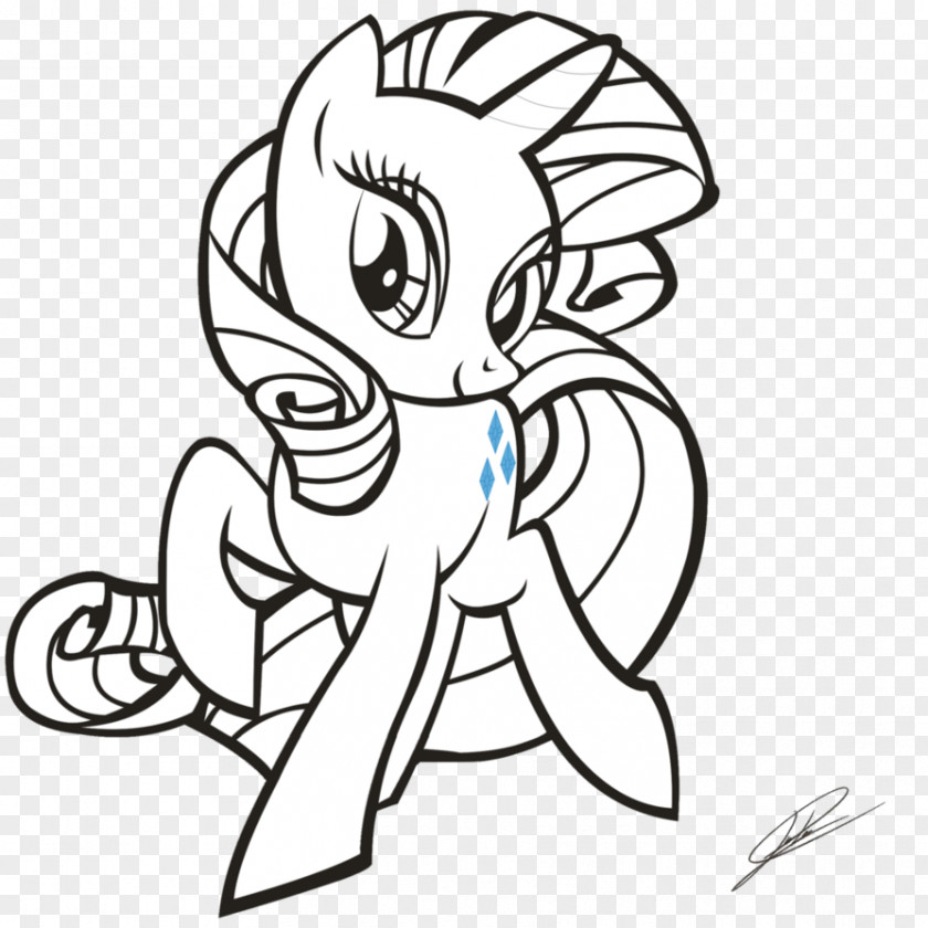 My Little Pony Pinkie Pie Rarity Coloring Book PNG