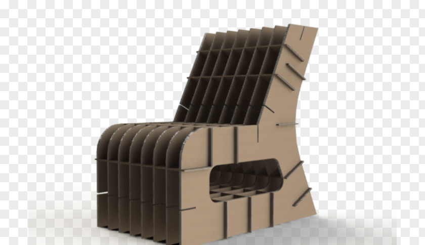 Chair Paper Cardboard Furniture Corrugated Fiberboard PNG