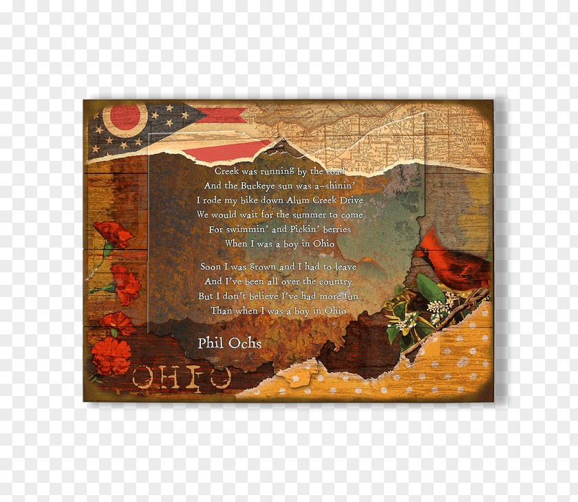 Wooden Plaque Television Show Rectangle Ohio Picture Frames PNG