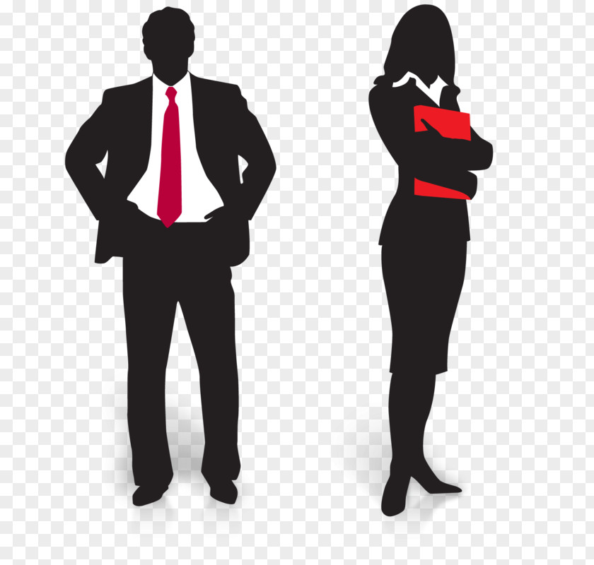 Businessman Businessperson Leadership Silhouette Presentation PNG