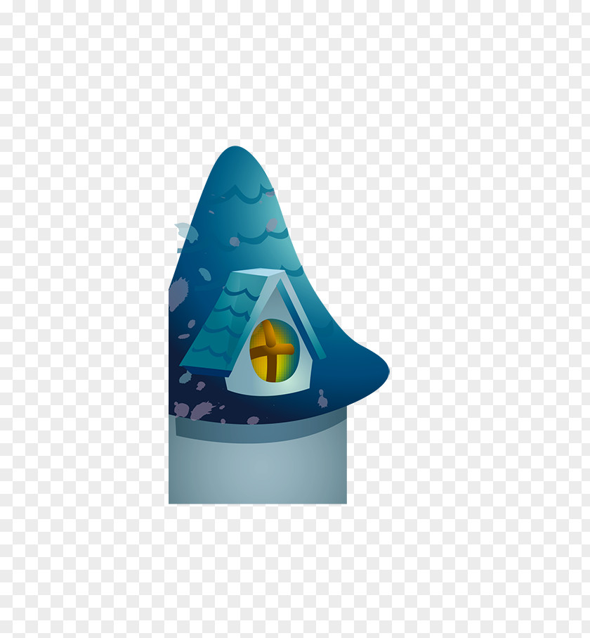 Cute Cartoon Castle PNG