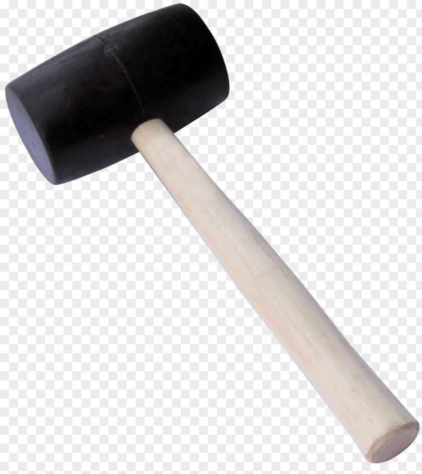 Rubber Hammer Hand Tool Natural Mallet PNG
